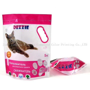 Stand up Cat Litter Packaging Bag with Handle Hole